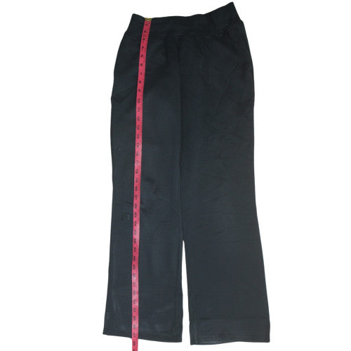 Under Armour Womens Black Semi-Fitted Track Pants Size S Polyester