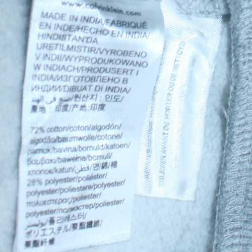 Calvin Klein Men's Grey Colour Block 1/4 Zip Sweatshirt S