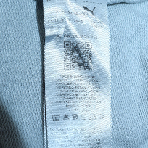 Puma Men's Grey Small Logo Pullover Sweatshirt Regular Fit