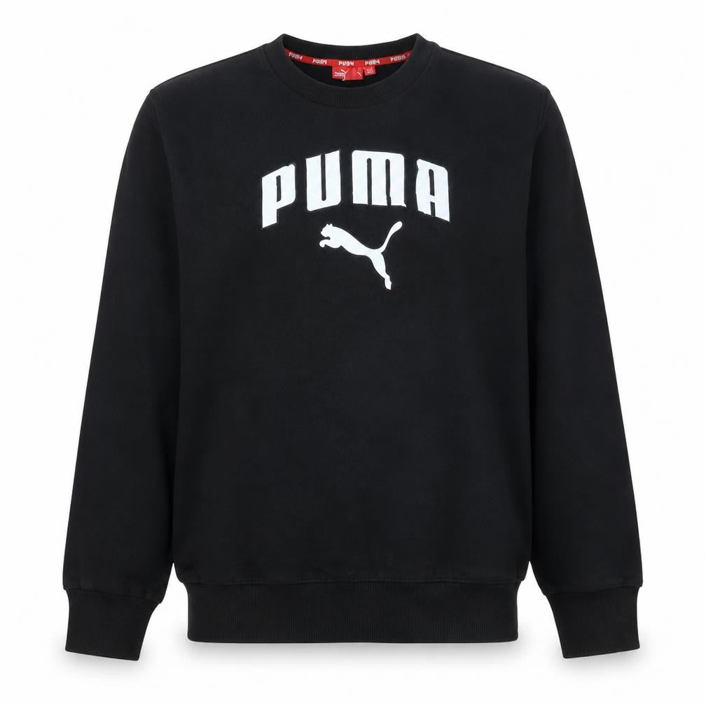 Puma Mens Black XXL Crew Neck Pullover Sweatshirt