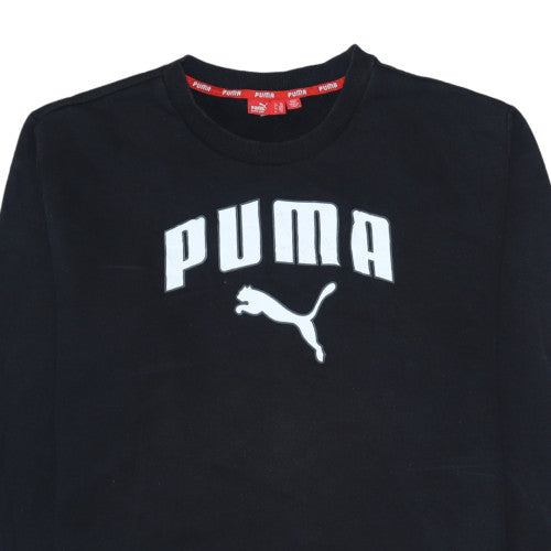 Puma Mens Black XXL Crew Neck Pullover Sweatshirt