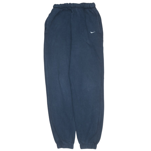 Nike Men's Blue Fleece Sweatpants S Regular Fit Activewear Trousers