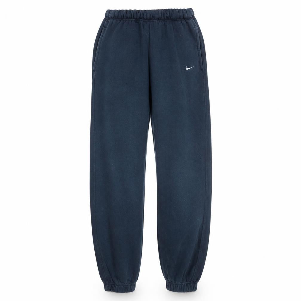 Nike Men's Blue Fleece Sweatpants S Regular Fit Activewear Trousers