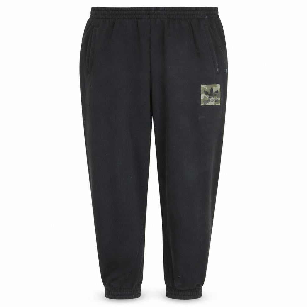 adidas Mens Black 2XL Jogger Sweatpants Fleece Activewear Trousers