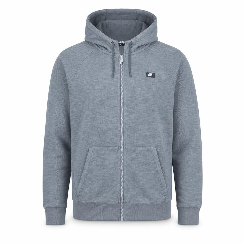 Nike Men's Grey Full Zip Hoodie Size M Regular Fit