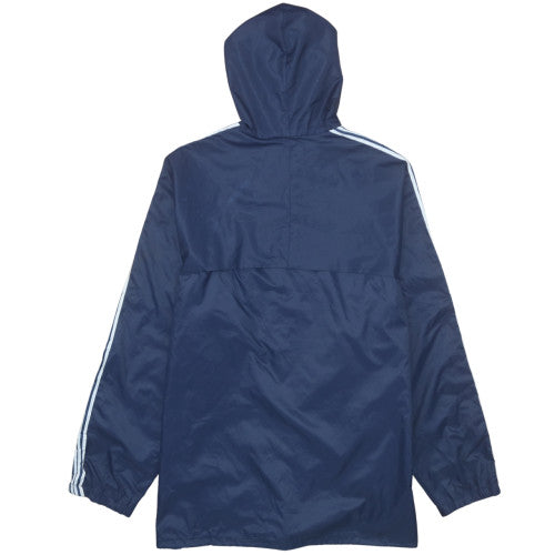 Salik International Men's Blue Hooded Windbreaker Jacket XL