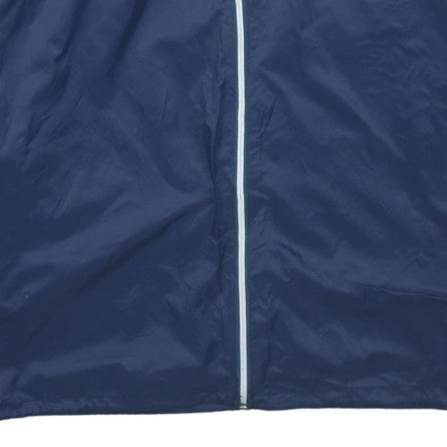 Salik International Men's Blue Hooded Windbreaker Jacket XL