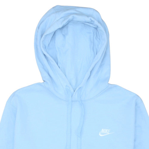 Nike Men’s Blue Pullover Hoodie Small Regular Fit Fleece Sportswear
