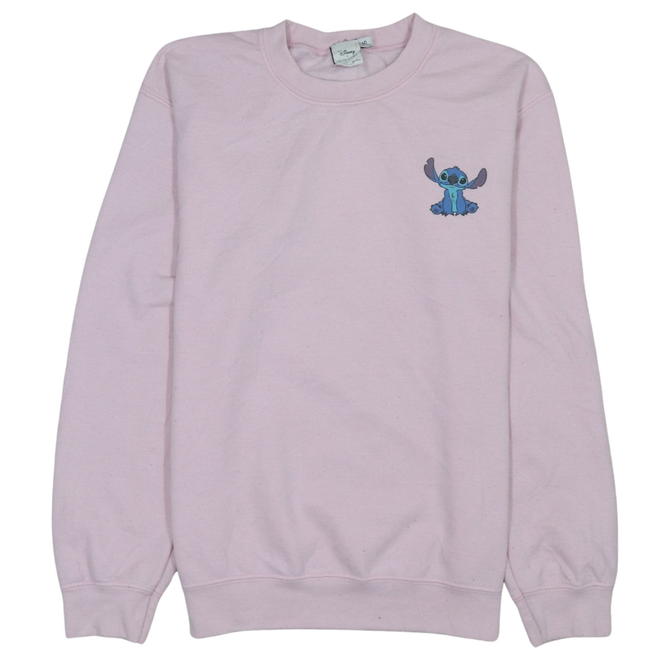 Disney x Skinnydip Pink Stitch Women's S Pullover Sweatshirt