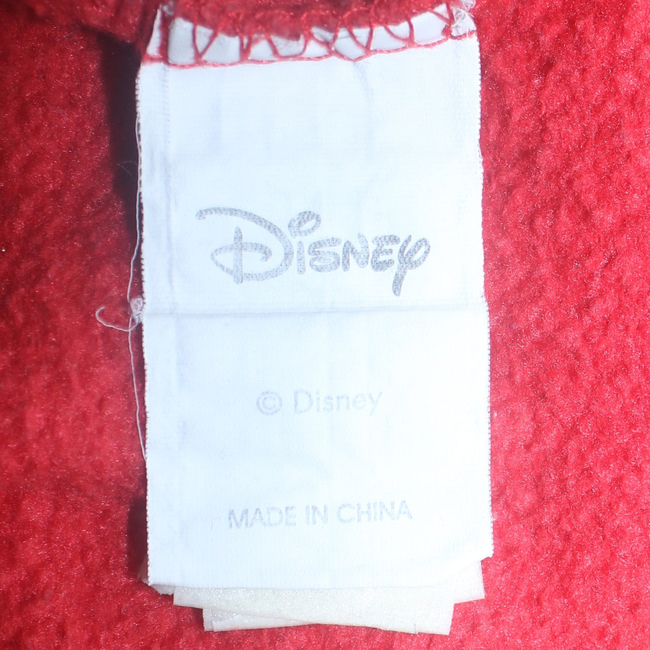 Disney Womens Red Mickey Mouse Pullover Sweatshirt Size M 10/12