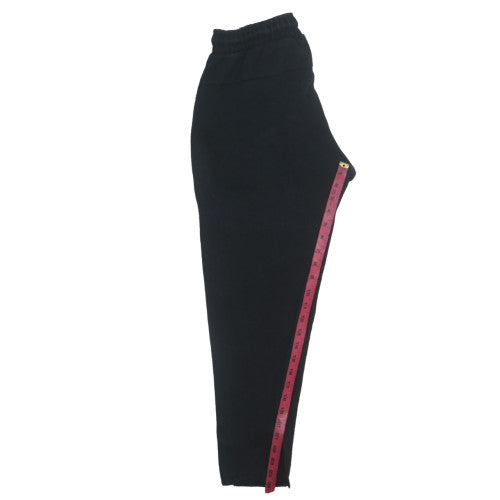 Nike Men Black Fleece Jogger Trousers Size S Regular Fit