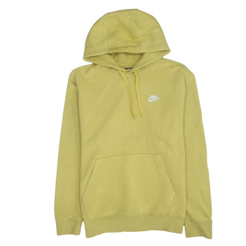 Nike Men’s Yellow Pullover Hoodie Regular Fit Medium