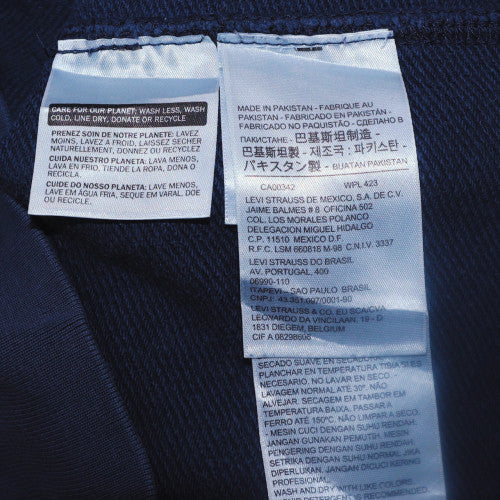 Levi's Men's Blue Logo Crew Neck Sweatshirt Size M