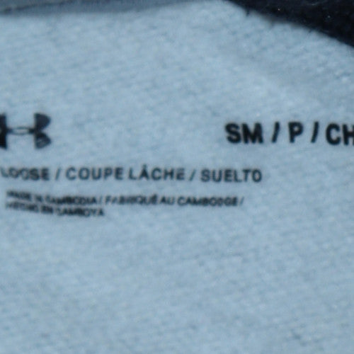 Under Armour Men's Grey Pullover Hoodie Size S Relaxed Fit Fleece