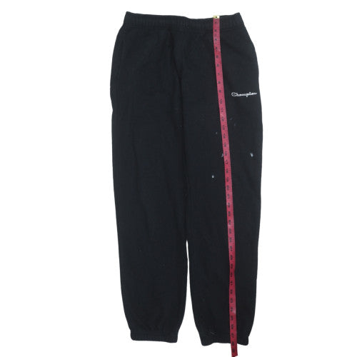 Champion Men's Black Sweatpants Medium Regular Fit Elastic Waist
