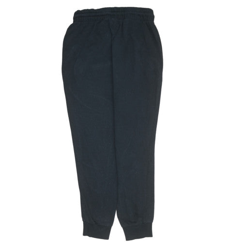Kappa Women’s Black Jogger Sweatpants L Logo Fleece Activewear