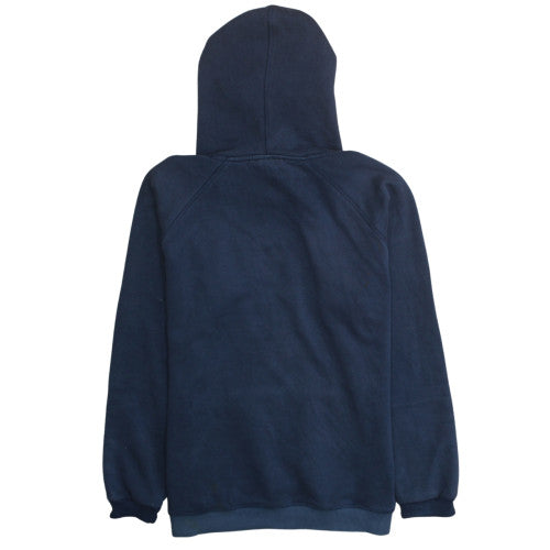 Adidas Men's Navy Blue Pullover Hoodie Size L Trefoil Logo Sweatshirt