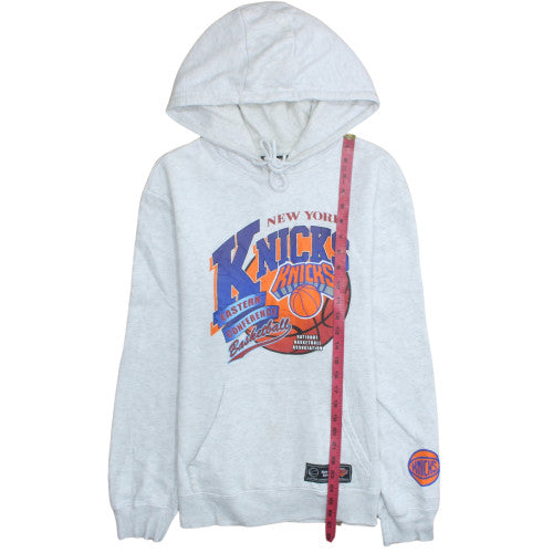 NBA Men’s Grey New York Knicks Pullover Hoodie M Sportswear