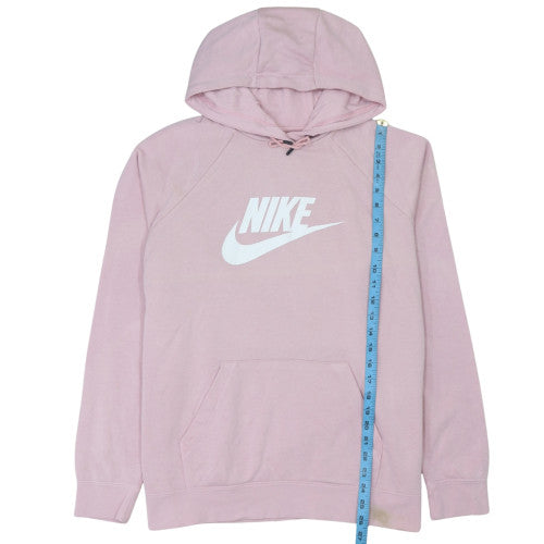 Nike Women’s Pink Pullover Hoodie XL Cotton Logo Casual Sweatshirt