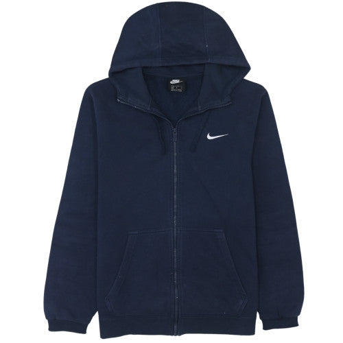 Nike Men's Blue Full Zip Hoodie Size M Regular Fit Fleece