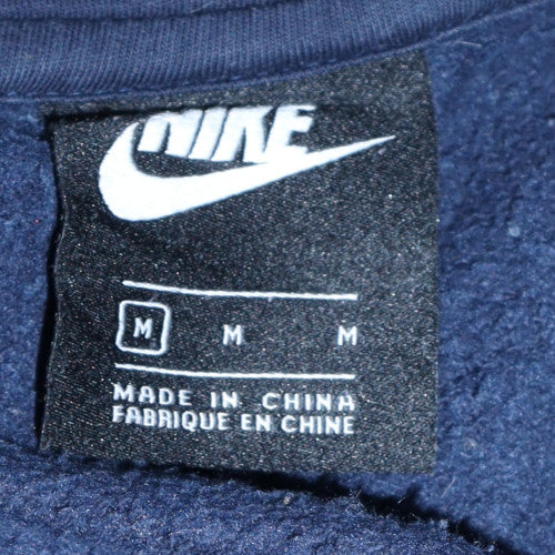 Nike Men's Blue Full Zip Hoodie Size M Regular Fit Fleece