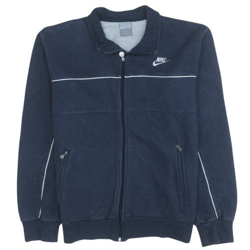 Nike Men's Blue Full Zip Fleece Sweatshirt Jacket Size M
