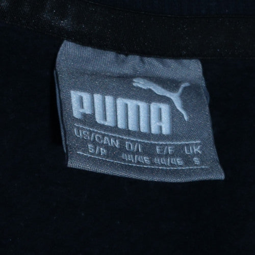 Puma Men's Black Small Pullover Crew Neck Logo Sweatshirt