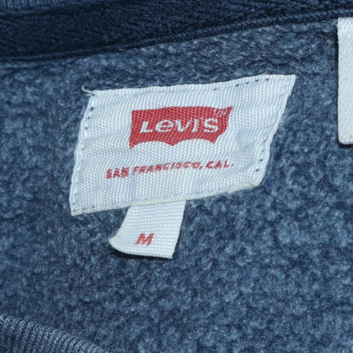 Levi's Men's Blue Crew Neck Graphic Sweatshirt Size M