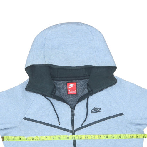 Nike Men's Grey Full Zip Hoodie M Regular Fit Sportswear