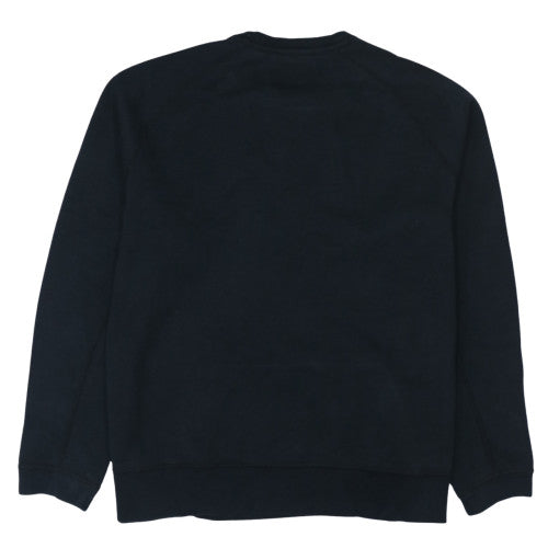 Nike Men’s Black 2XL Pullover Fleece Sweatshirt Crew Neck Regular Fit