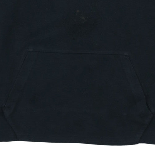 Nike Men’s Black 2XL Pullover Fleece Sweatshirt Crew Neck Regular Fit
