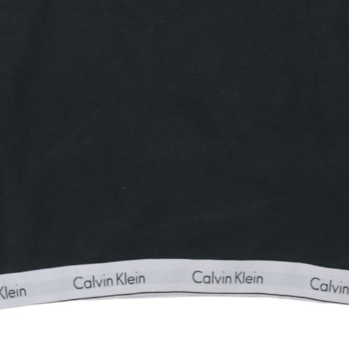Calvin Klein Men's Black Logo Trim Crew Neck Sweatshirt Size L