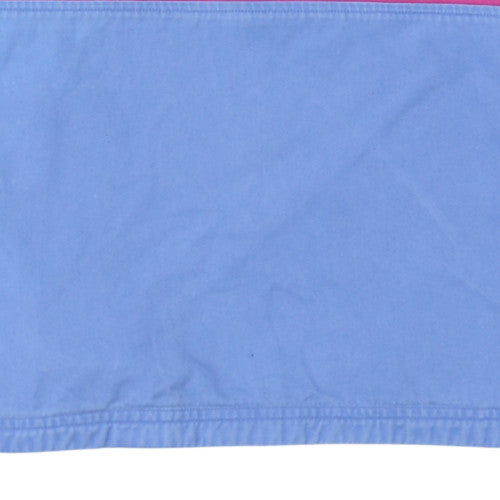 Toggi Mens Blue Pink Collared Pullover Sweatshirt XS Cotton Casual