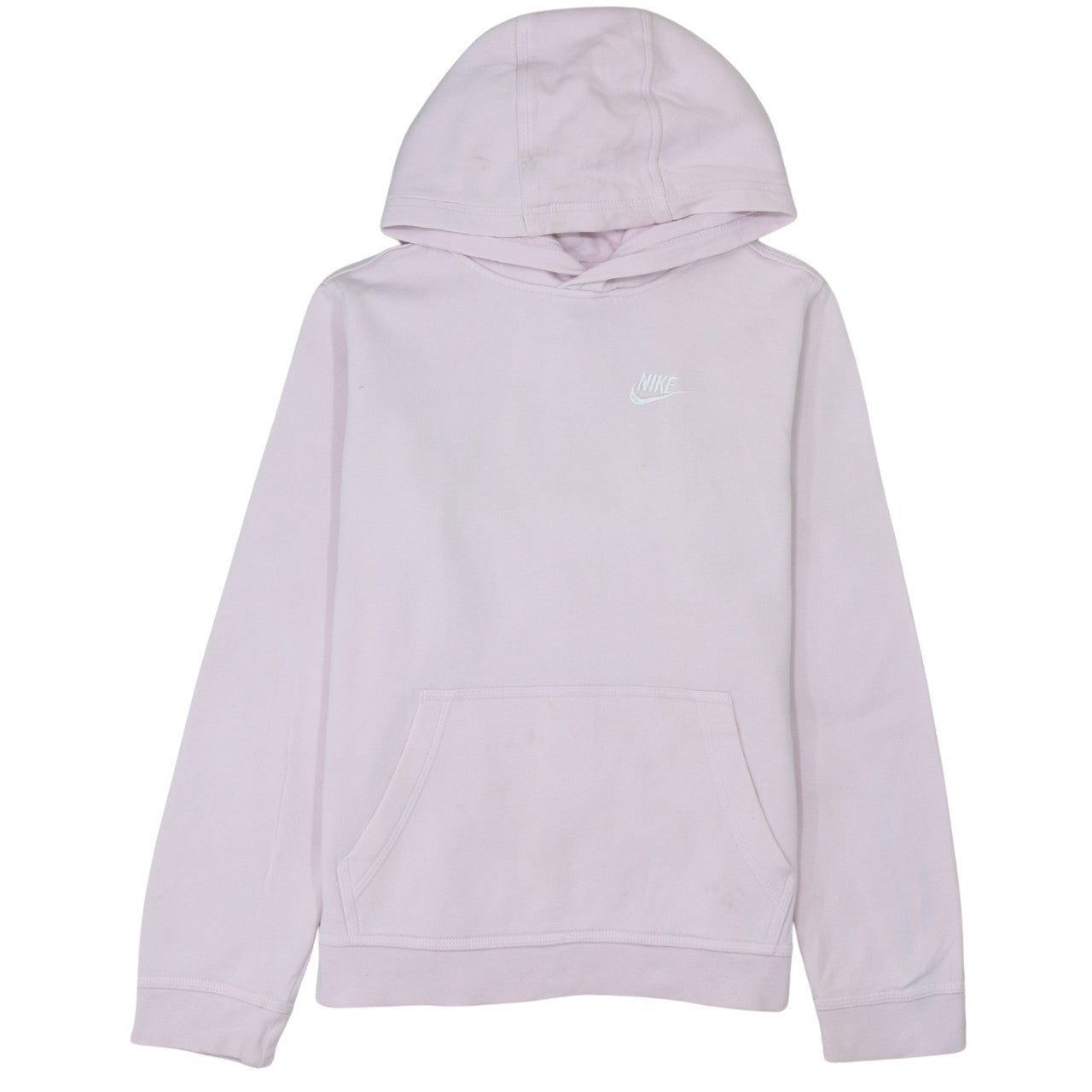 Nike Womens Pink Hoodie XL Pullover Cotton Blend Standard Fit