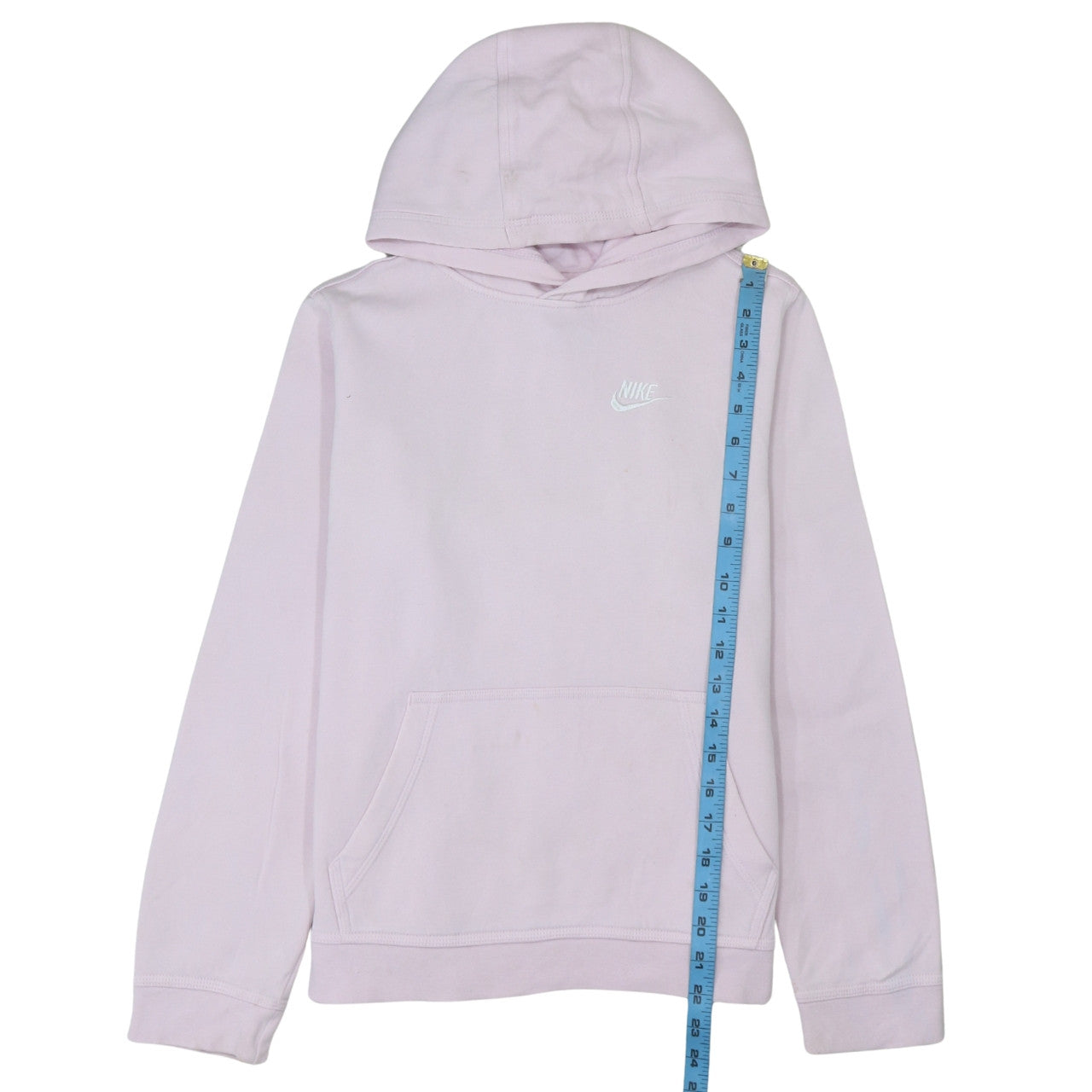 Nike Womens Pink Hoodie XL Pullover Cotton Blend Standard Fit
