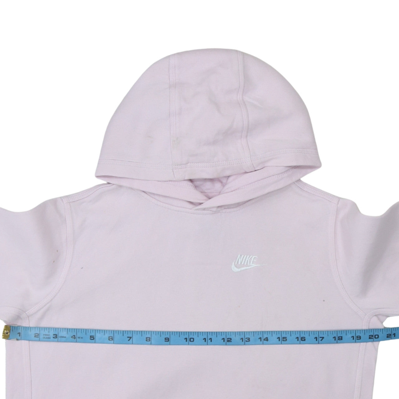 Nike Womens Pink Hoodie XL Pullover Cotton Blend Standard Fit