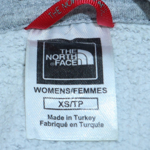 The North Face Womens Grey XS Pullover Hoodie Cotton Blend