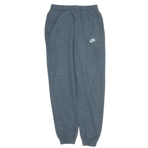 Nike Men’s Grey Fleece Joggers Size S Regular Fit Elastic Waist