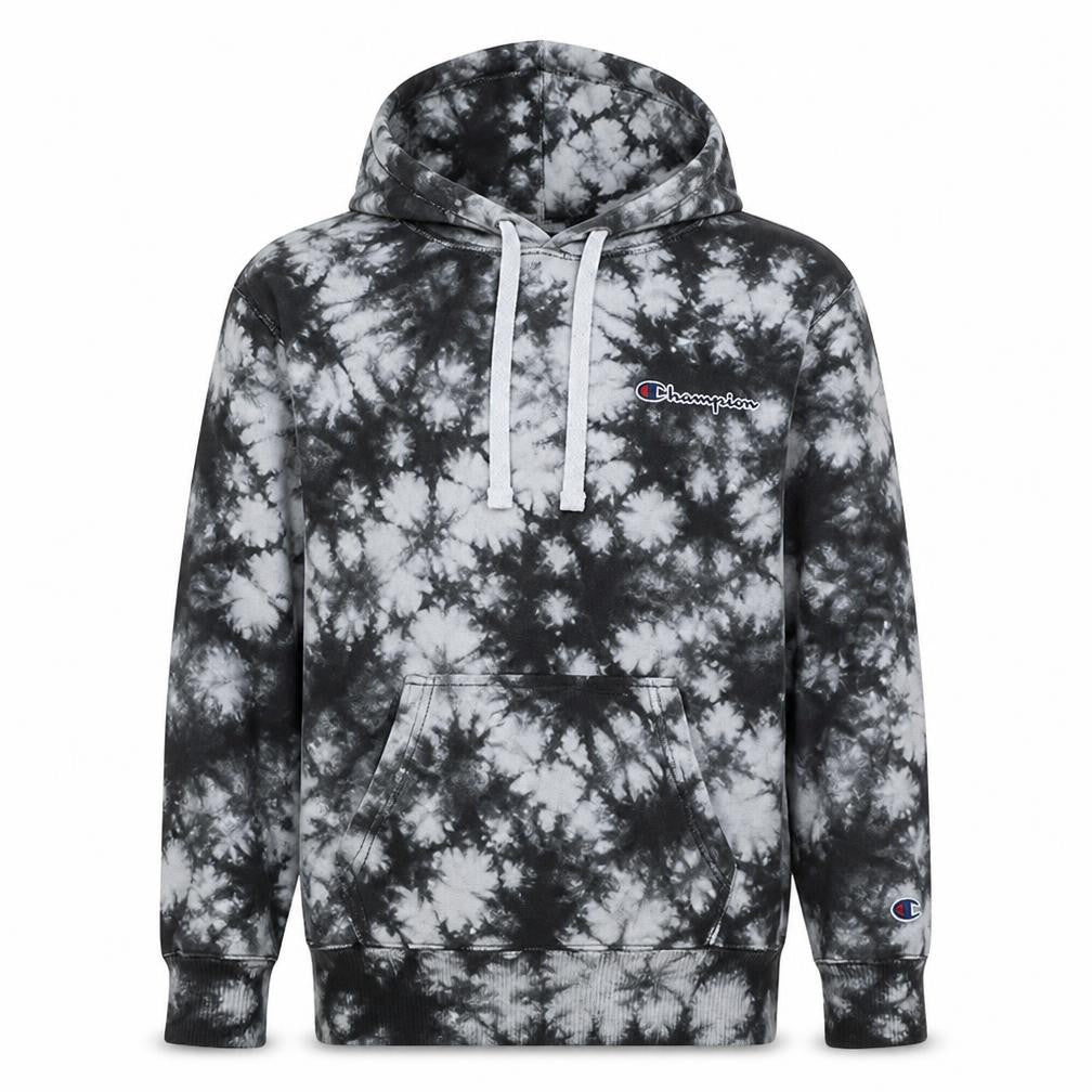 Champion Men's Multicoloured Tie-Dye Pullover Hoodie Size L