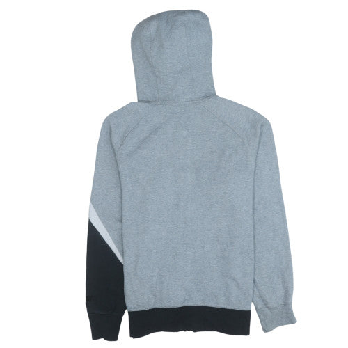 Nike Mens Grey Full Zip Hoodie M Sports Fleece Sweatshirt