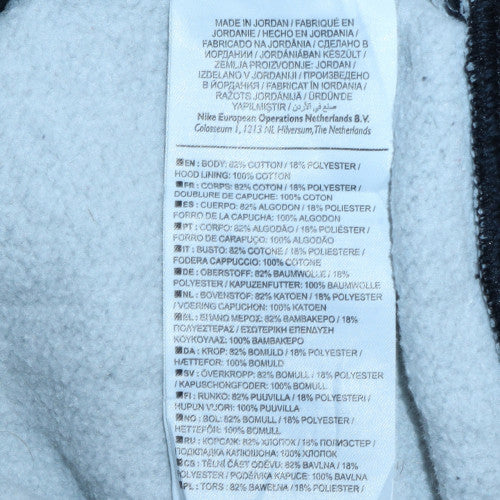Nike Mens Grey Full Zip Hoodie M Sports Fleece Sweatshirt