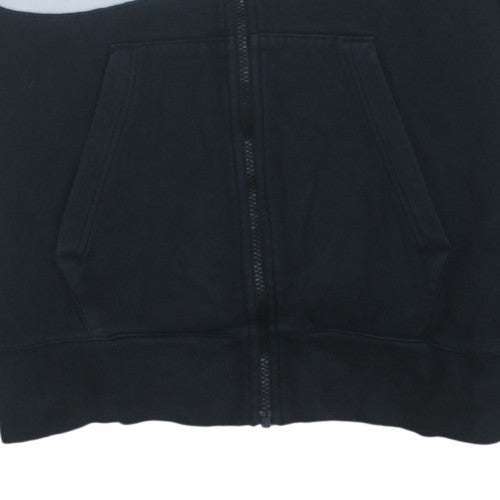 Nike Mens Grey Full Zip Hoodie M Sports Fleece Sweatshirt