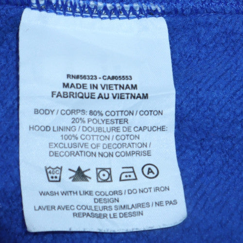 Nike Men's Blue Pullover Hoodie L Sports Fleece Sweatshirt