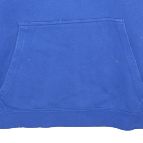 Nike Men's Blue Pullover Hoodie L Sports Fleece Sweatshirt
