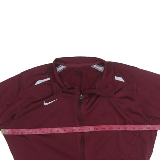 Nike Men's Red Full Zip Training Jacket Size M
