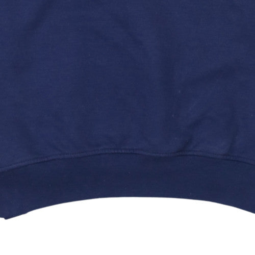 Adidas Men's Blue Crew Neck Pullover Sweatshirt Size L