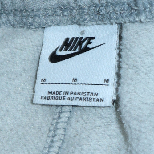 Nike Men's Grey Jogger Trousers M Fleece Elastic Waist Tapered Fit