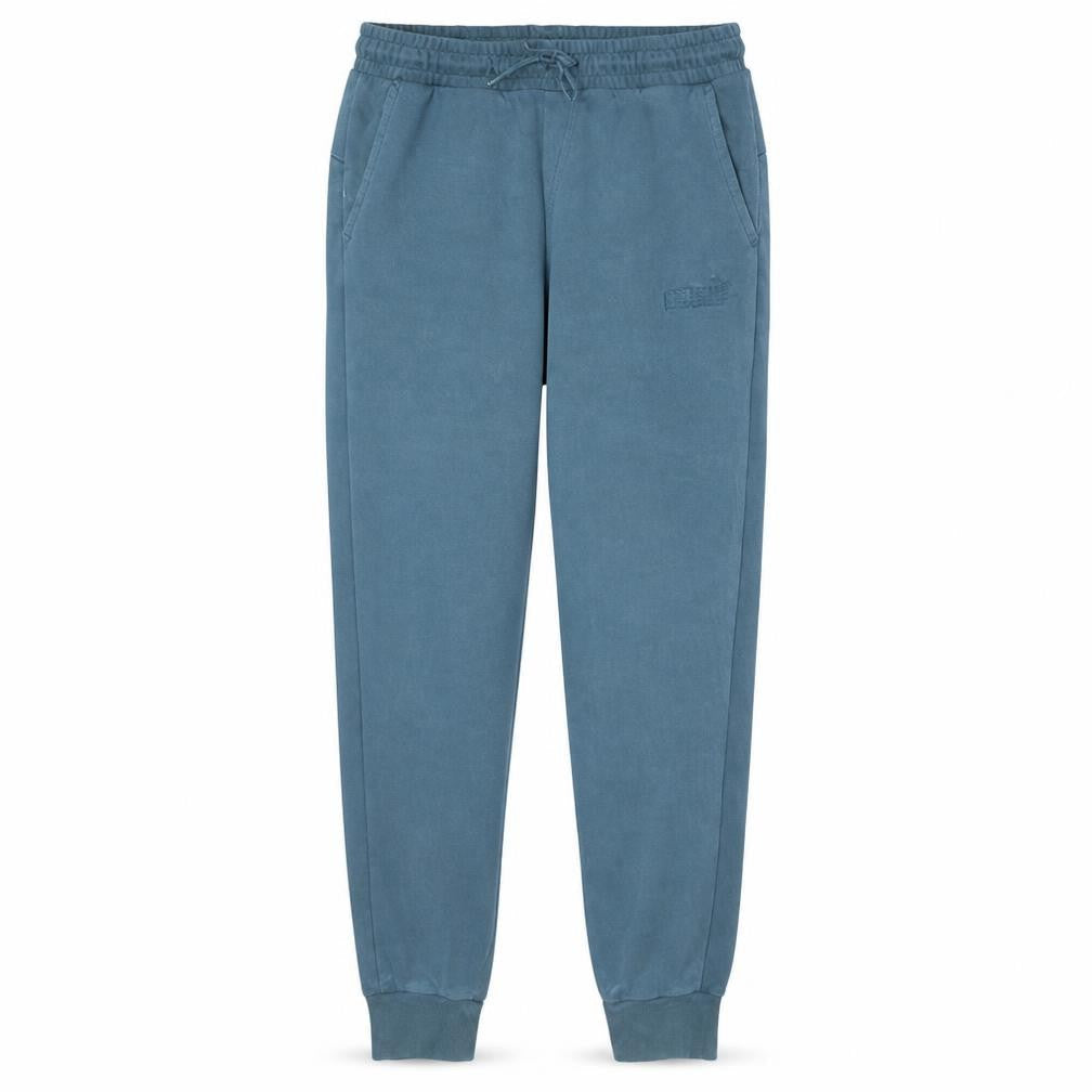 Front view of Puma Men Blue Regular Fit Fleece Jogger Sweatpants, size M