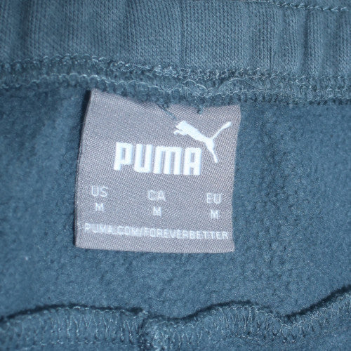 Puma Men Blue Regular Fit Fleece Jogger Sweatpants Size M