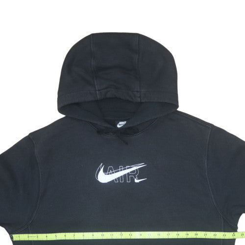 Nike Men's Black Medium Pullover Hoodie Graphic Logo Fleece